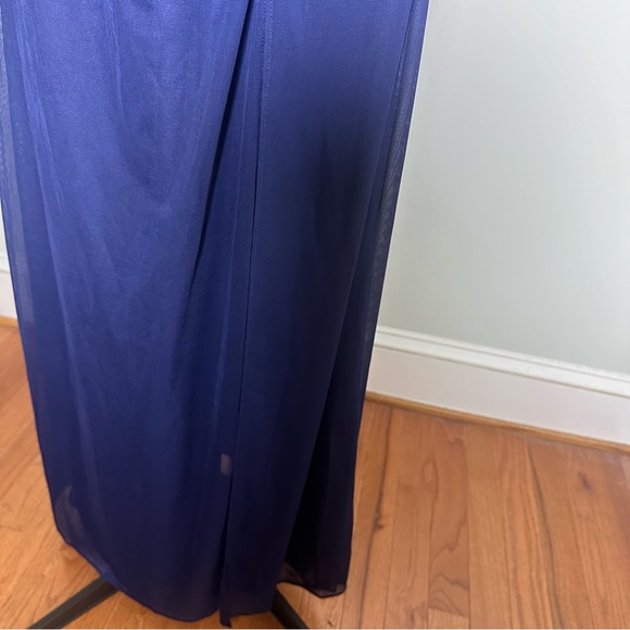 Alex Evenings Gown Navy Women's Sweetheart Dress size 10 - Picture 7 of 14